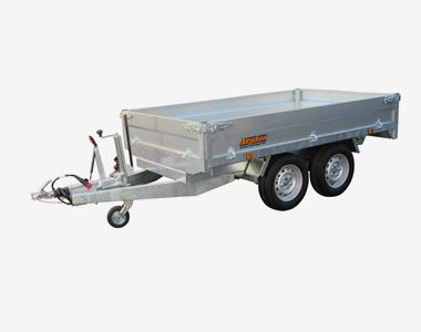 Kipper högbyggd trailer med hydraulisk tipfunktion